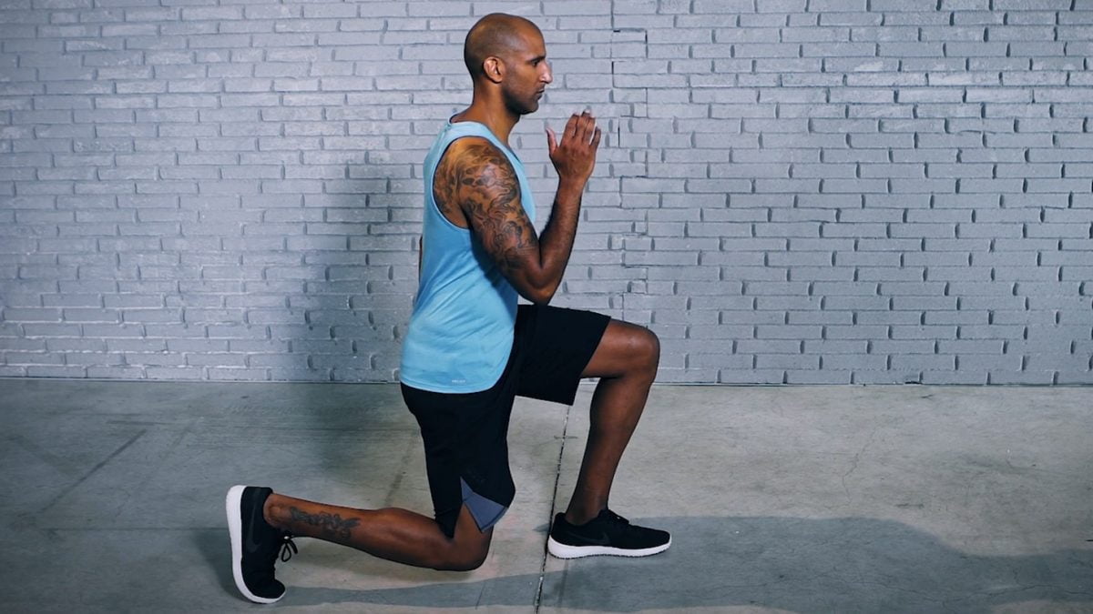 reverse lunge - fente arrière - evofitness