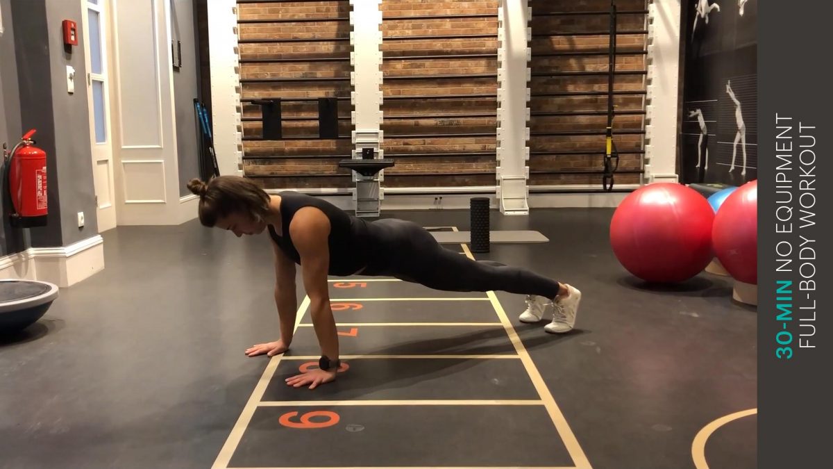 Full-body Workout ohne Equipment | entraînement complet du corps sans équipement | no equipment full-body workout