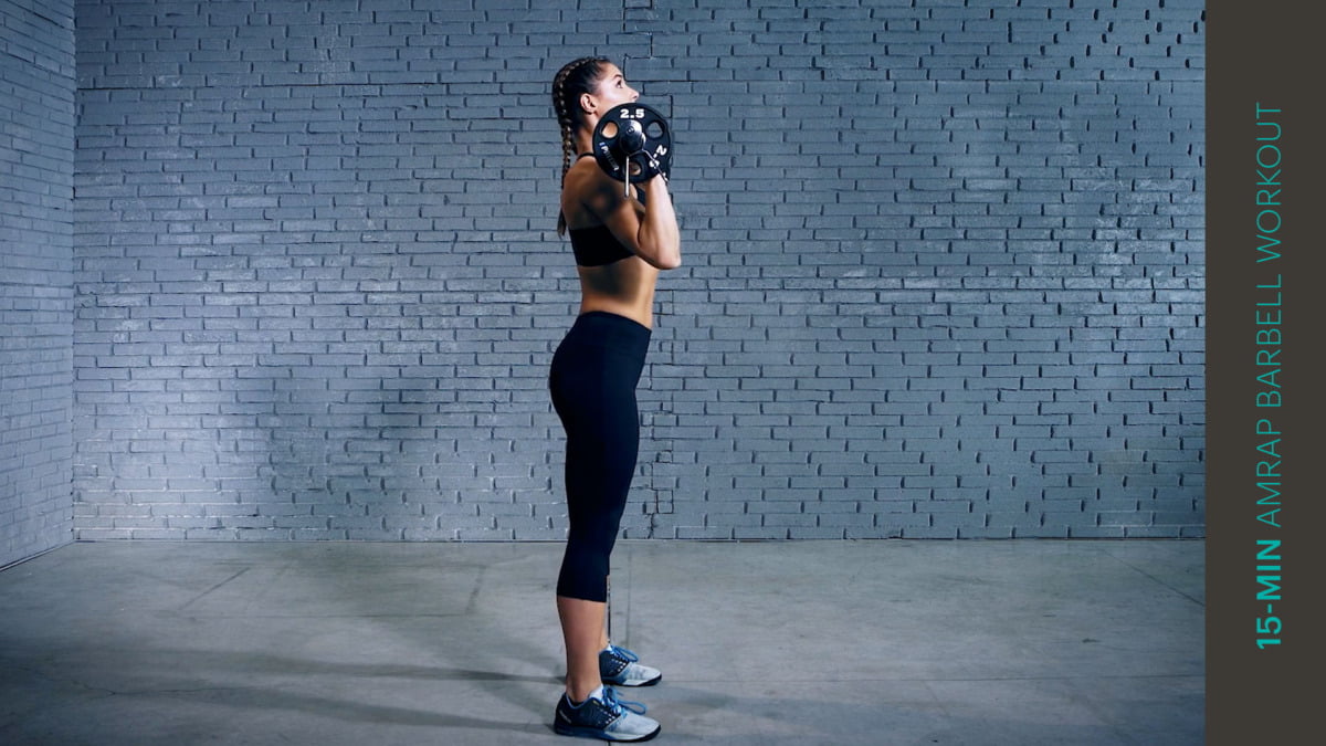 AMRAP barbell workout