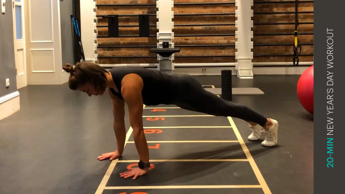 New Year's Day workout