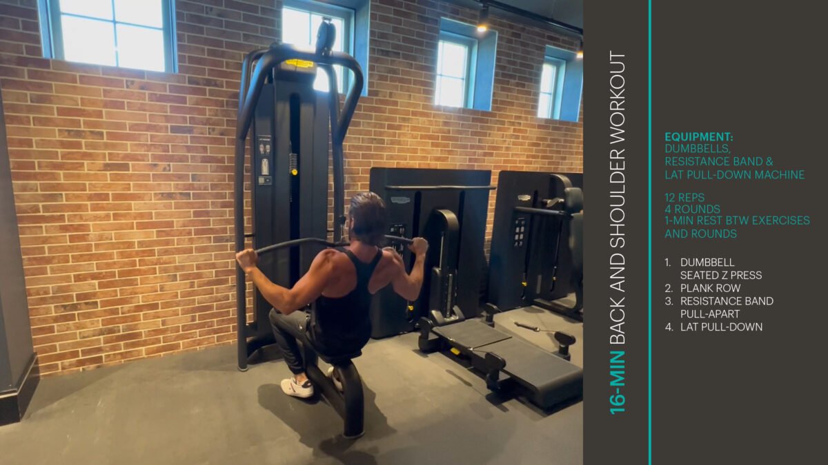 back and shoulder workout