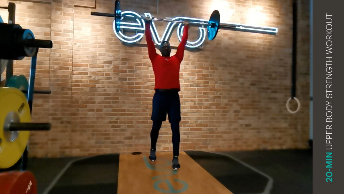 upper body strength workout | entraînement de force du haut du corps