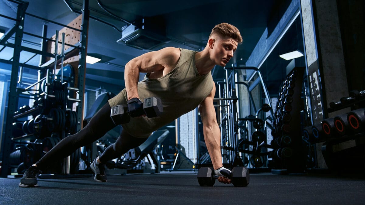 dumbbell EMOM workout