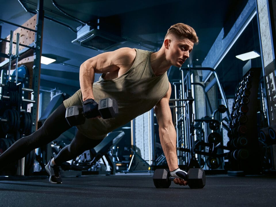 dumbbell EMOM workout